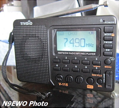  Retekess V115 Digital Radio AM FM, Portable Shortwave