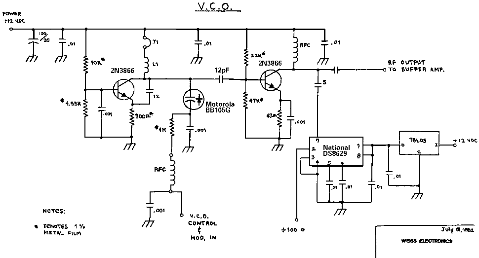 VCO schematic