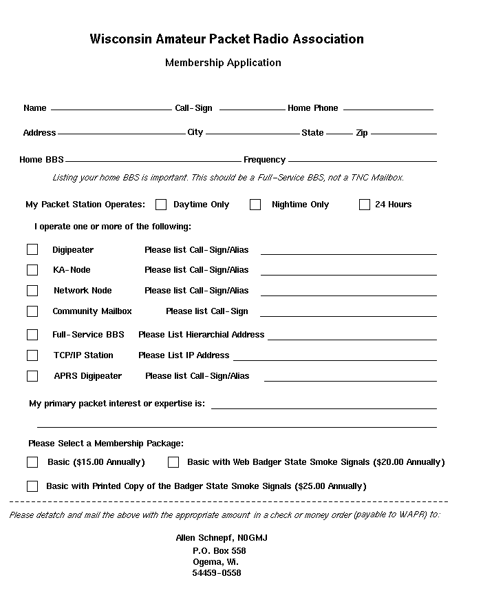 WAPR application