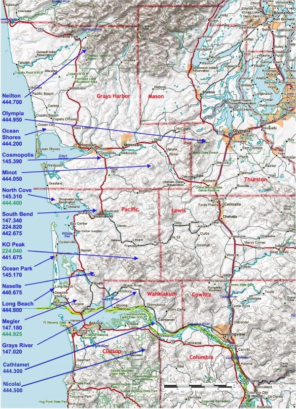 BeachNet Coverage Map