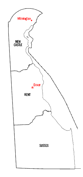 Delaware map