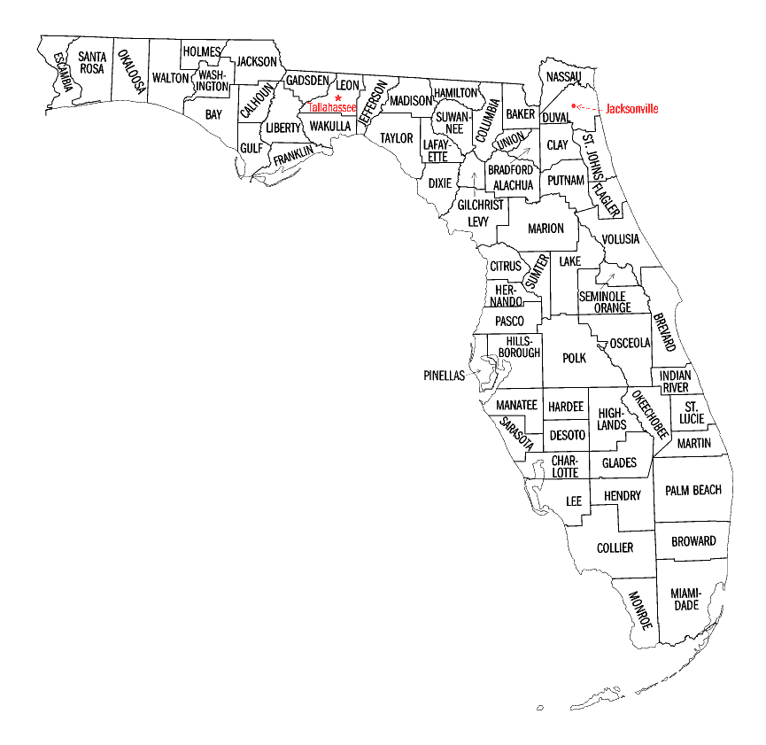 Florida map