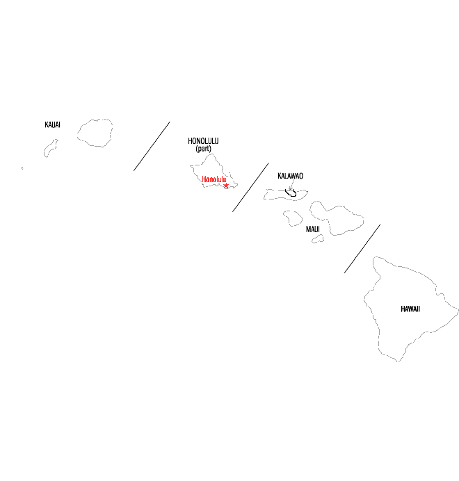 Hawaii map