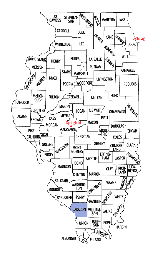 Illinois map