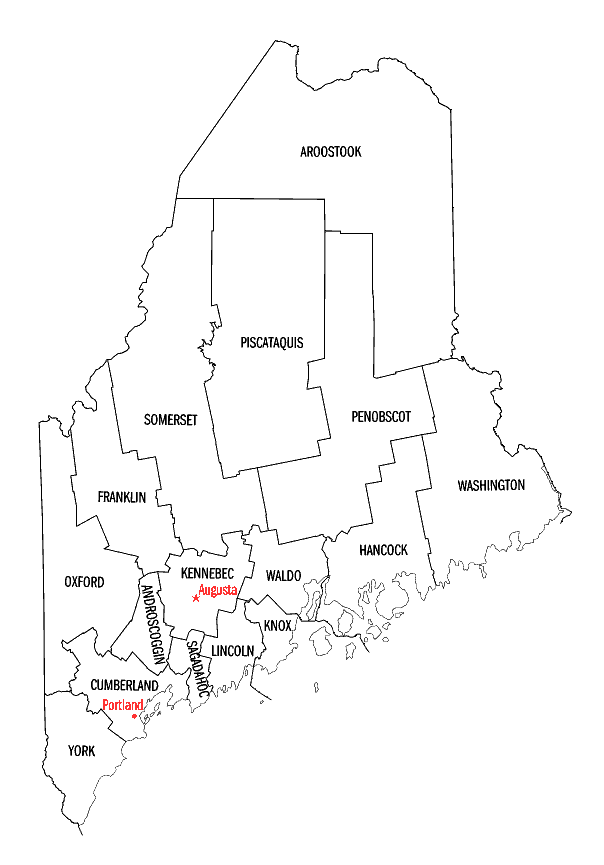 Maine map