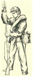 Federal loading his rifle