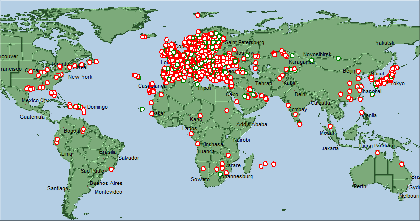 Verbindungen auf 6m, 2006 - 2020