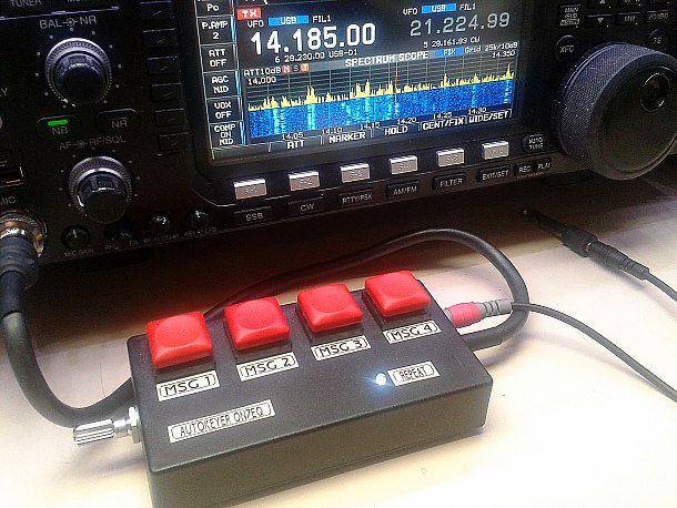 ARDUINO ICOM auto keyer ON7EQ 