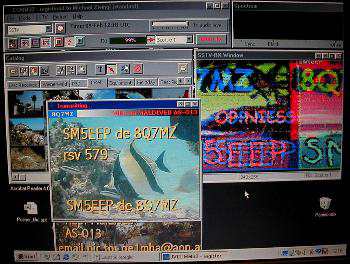SSTV on 14230 and 21340 with JVCOMM32