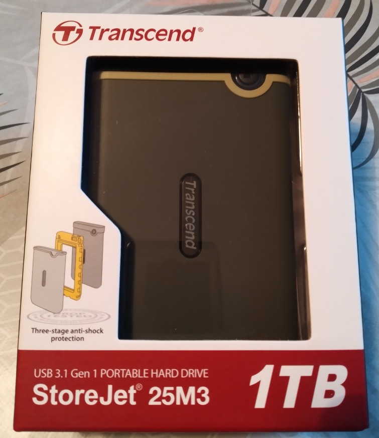 Transcend StoreJet 25M3 1TB USB