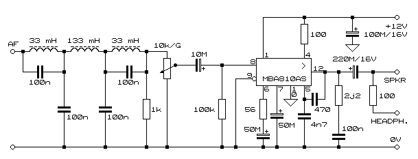 AF amplifier