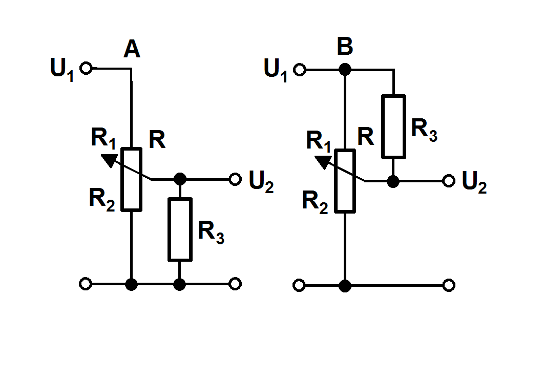 Potentiometer with resistor