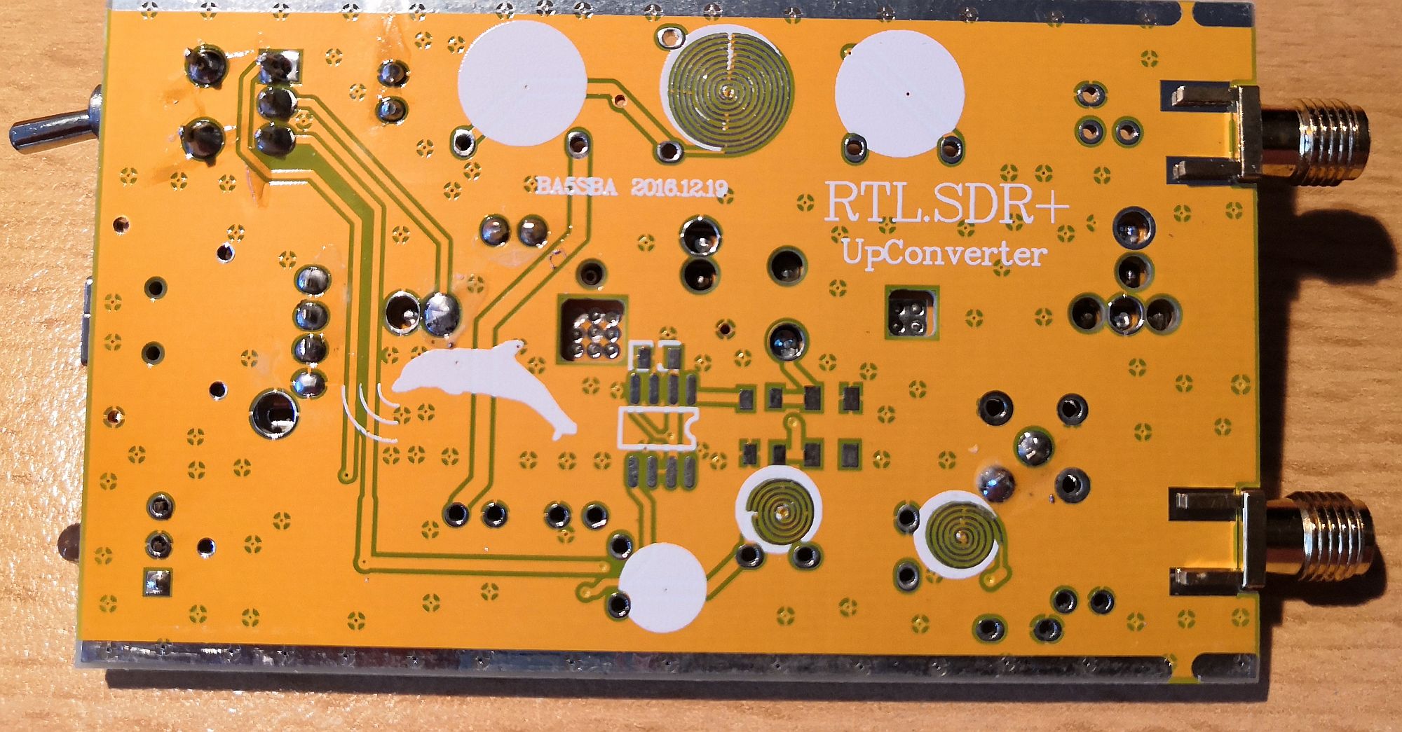 BA5SBA 100MHz upconverter - kliknutím zväčši