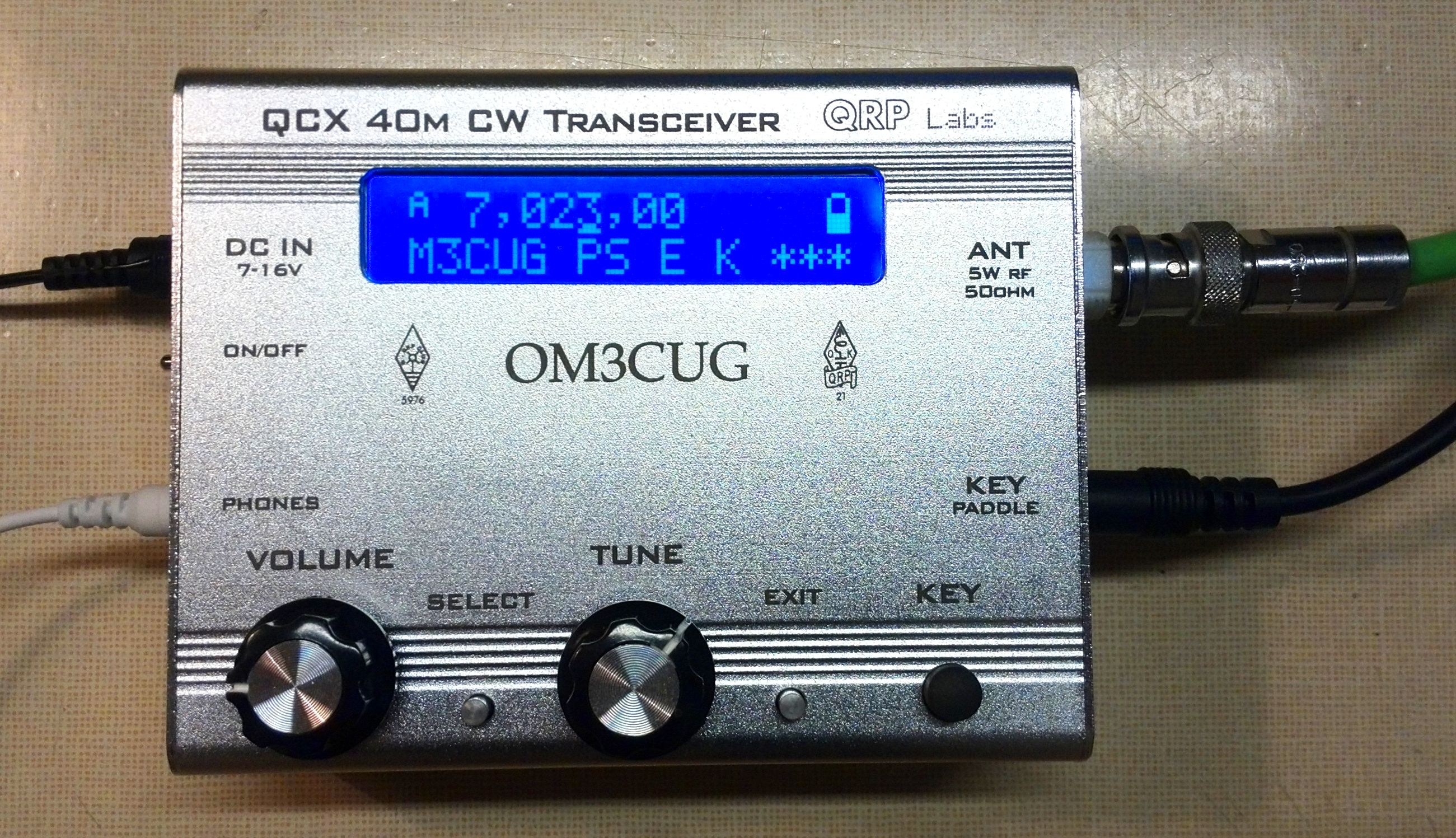 QCX 40m OM3CUG - kliknutím zväčši