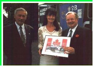 Mayor Maldegem, ON4AYL & Canadian Ambassador