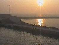 Sunset over Hanstholm