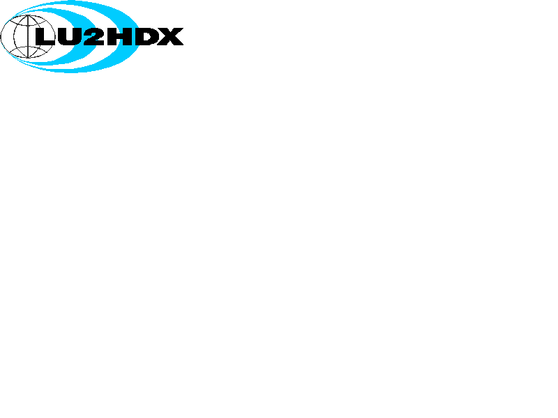 Logotipo LU2HDX Club de Radioaficionados Lago San Roque