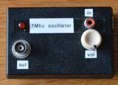 MW oscillator in a box shielded with conductive paint inside