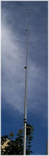 VHF 1/2wave vertical antenna for the 6-meterband/