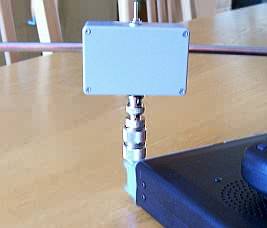 Home made portable VHF/UHF dipole on Yaesu FT-817ND