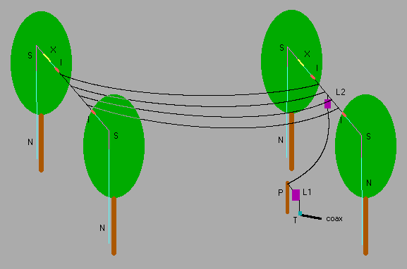 Vertical antenna with inductive toploading