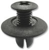 D01498 - Rivet, Snap, Nylon 6.6, 8mm Mounting Diameter, 11mm Length, Ext Diameter 10mm, PK100
