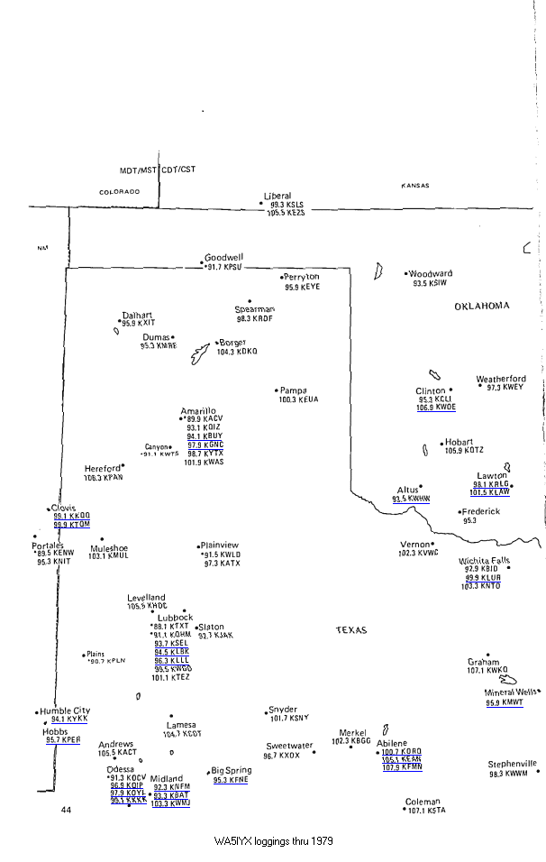 Texas FM Stations - FM Atlas 1979-Page 44