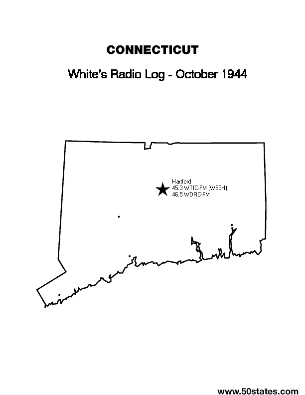 Oct 1944 CT FM Map
