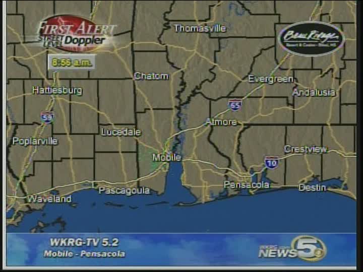 WKRG-DT-27.2 Mobile, AL  09-15-2011 0800 CST 649-mi tr