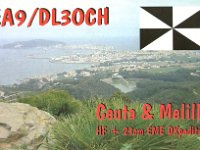 EA9/DL3OCH  -  CW Year: 2004 Band: 12, 17, 30m Specifics: Ceuta