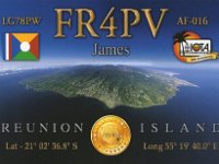 FR4PV  -  SSB Year: 2015 Band: 15m Specifics: IOTA AF-016 mainland Reunion