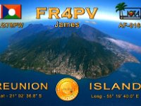 FR4PV  -  SSB Year: 2016, 2017 Band: 17, 20m Specifics: IOTA AF-016 mainland Reunion