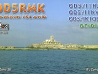 OD5RMK (F)  - CW - SSB Year: 2004 Band: 15, 17, 30m Specifics: IOTA AS-108 Ramkin island