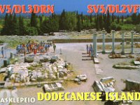 SV5/DL3DRN  - SSB Year: 2005 Band: 17, 20m Specifics: IOTA EU-001 Rhodes (Rodos) island