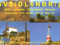 SV5/DL6NBR/p  - SSB Year: 2001 Band: 10m Specifics: IOTA EU-001 Tilos island