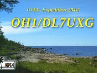 OH1/DL7UXG  - CW Year: 2018 Band: 20m Specifics: IOTA EU-096 Parainen Pargas island