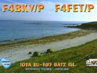 F4BKV/p  - SSB Year: 2012 Band: 15, 17m Specifics: IOTA EU-105 Batz island