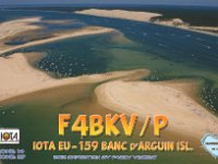 F4BKV/p  - SSB Year: 2012 Band: 20m Specifics: IOTA EU-159 Bank d'Arguin island