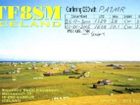 TF8SM  - CW Year: 2000, 2005 Band: 10, 30m Specifics: IOTA EU-021 mainland Iceland
