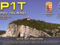 IP1T  - SSB Year: 2016 Band: 20m Specifics: IOTA EU-083 Tino island