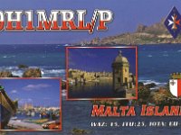 9H1MRL/p  - SSB Year: 2013 Band: 20m Specifics: IOTA EU-023 mainland Malta