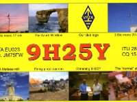9H25Y  - CW - SSB Year: 2013 Band: 10, 12, 15, 17, 20, 30m Specifics: IOTA EU-023 mainland Malta