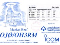 OJ0/OH3RM  - CW Year: 2001 Band: 15, 17, 30m Specifics: IOTA EU-053 Market Reef