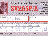 SV2ASP/A  - CW Year: 2003, 2012, 2015 Band: 10, 15, 17m Specifics: Docheiariou monastery