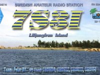 7S3I  - SSB Year: 2004 Band: 10, 12, 20m Specifics: IOTA EU-176 Lilljungfrun island