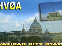 HV0A  - CW - SSB Year: 2007, 2009 Band: 15, 17, 20m Specifics: extraterritorial zone of the Pontifical North America College