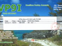 VP9I  - SSB Year: 2011 Band: 10m Specifics: IOTA NA-005 mainland Bermuda. Hamilton Parish