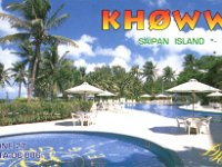 KH0WW  - SSB Year: 2001 Band: 17m Specifics: IOTA OC-086 Saipan island
