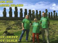 CE0Y/DK5VP | CE0Y/DL8LR  - SSB Year: 2014 Band: 10m Specifics: IOTA SA-001 Easter island
