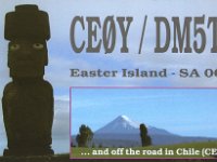 CE0Y/DM5TI  - SSB Year: 2002 Band: 10m Specifics: IOTA SA-001 Easter island